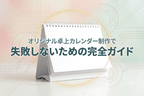 卓上カレンダー制作で失敗しないための完全ガイドに関する記事のサムネイル画像