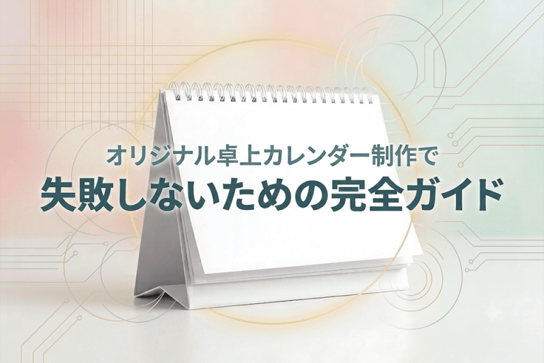 卓上カレンダー制作で失敗しないための完全ガイドに関する記事のサムネイル画像