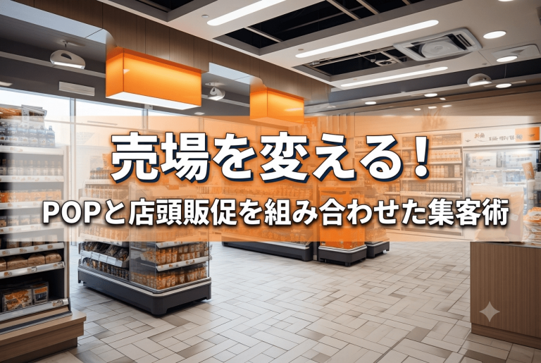 売場を変える！POPと店頭販促を組み合わせた集客術に関する記事のサムネイル画像