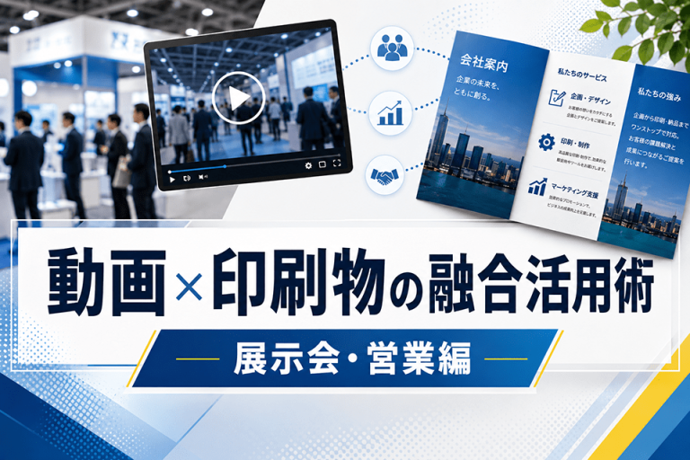 動画と印刷物の融合活用術に関する記事のサムネイル画像